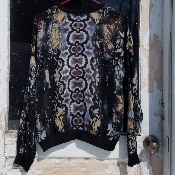 CAbi #572 Dressed Up Sweatshirt Python - Picture 8 of 14